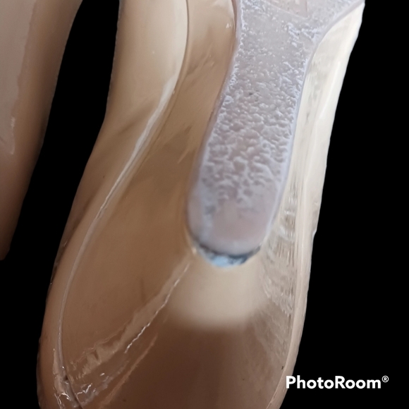 Kate Spade Beige/Caramel Leather Womens Theresa Open Toe Wedge Pumps Siz… - Picture 6 of 14